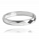 MINET Minimalistický snubní stříbrný prsten vel. 54