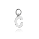 MINET Stříbrný přívěs drobné písmeno "C"