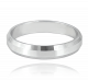 MINET+ Stříbrný snubní prsten 4.5 mm - vel. 57