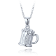 MINET Stříbrný náhrdelník pivo