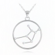 Stříbrný náhrdelník MINET Stars PANNA Czech Crystal