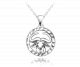 Stříbrný náhrdelník MINET Zodiac znamení BÝK